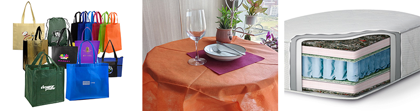 Tessuto non tessuto per realizzare borse - Tessuto non tessuto per tessuti per la casa - Tessuto non tessuto per mobili