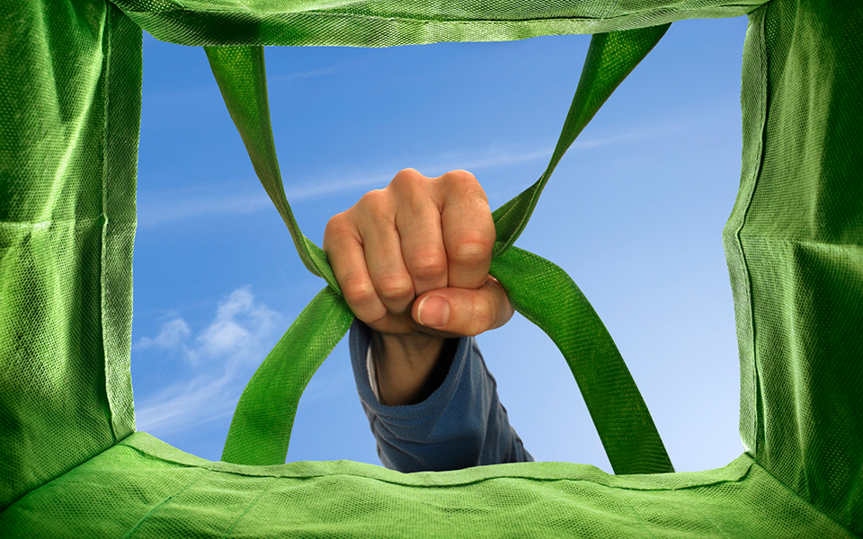 Materiale non tessuto per borse