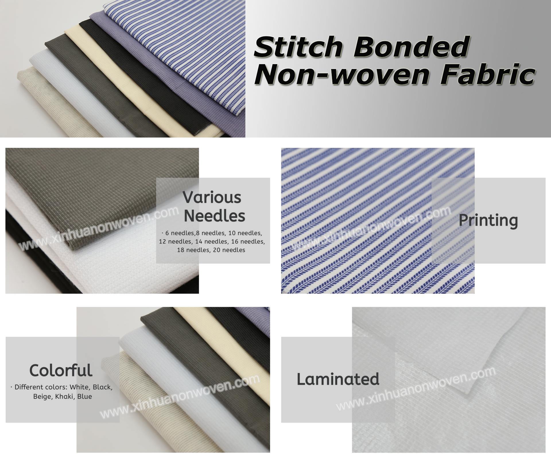 stitch bonded non-woven fabric